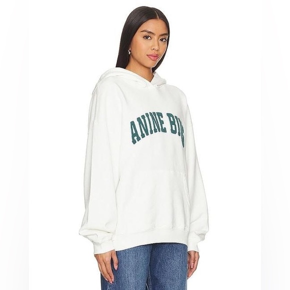NWT - Anine Bing - Harvey Sweatshirt - Ivory With Dark
Sage - Picture 11 of 11